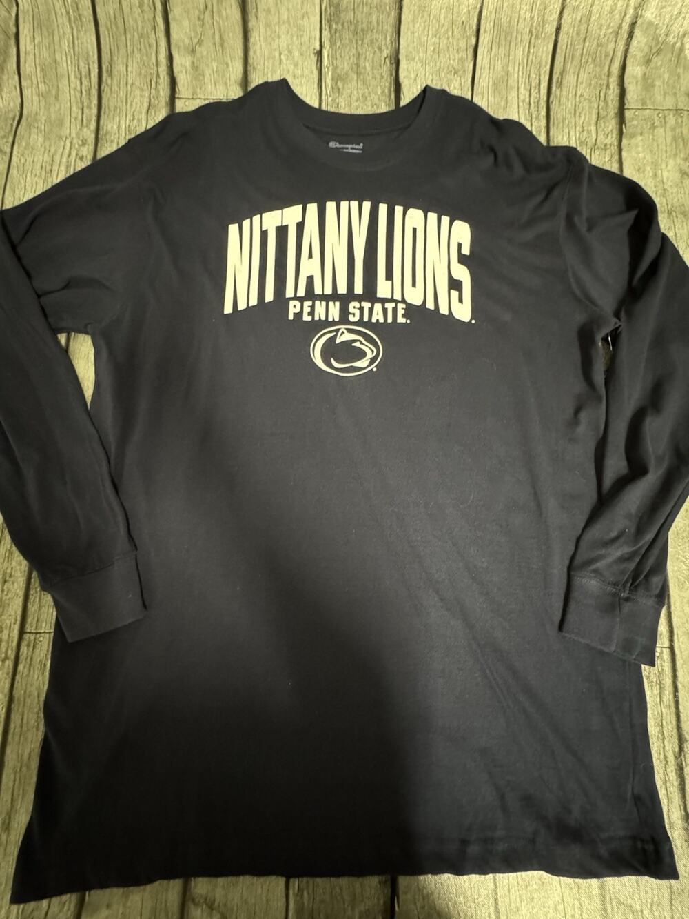 NWT Men’s Champion Penn State Nittany Lions LS Tshirt XLT Navy X-Large Tall